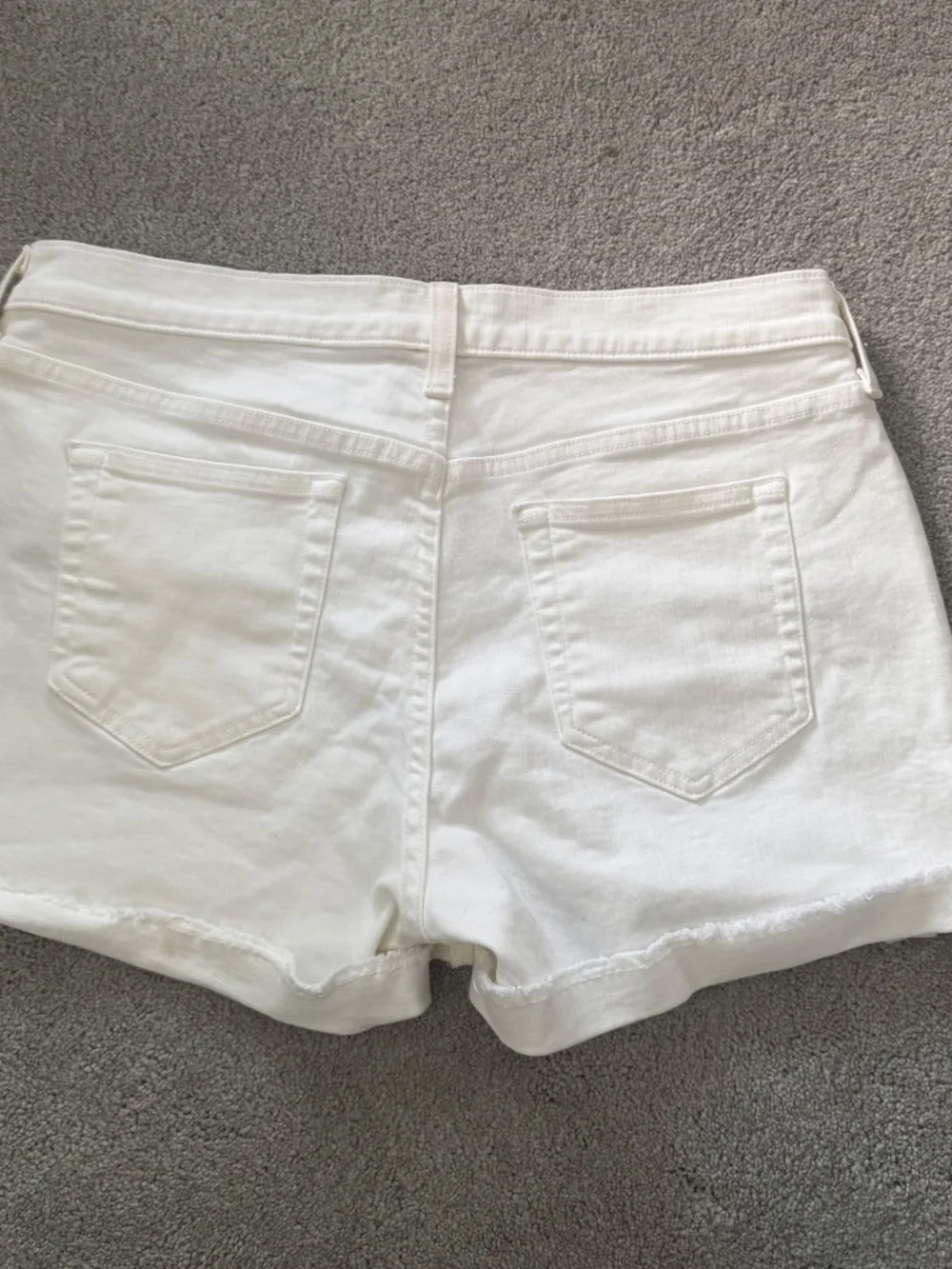 NWT J. Crew White Denim Shorts Size 30